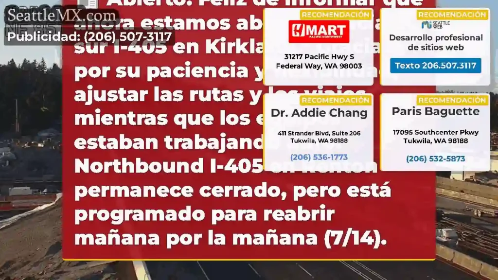 Abierto: Feliz de informar que ahora estamos