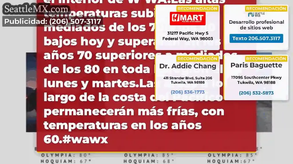 Una tendencia de calentamiento comienza hoy en el