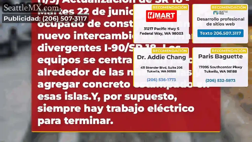 Actualización de SR 18 - Miércoles 23 de junio
