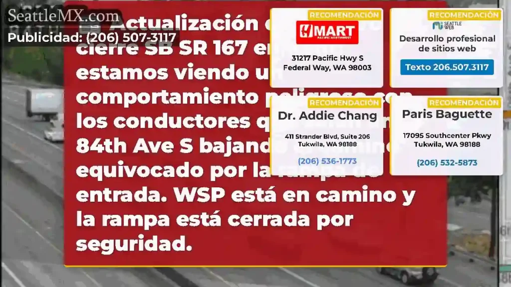 Actualización de nuestro cierre SB SR 167 en