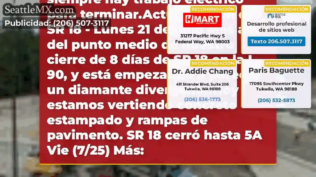 Actualización de SR 18 - Martes 22 de junio