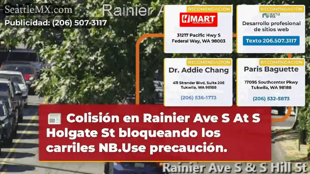 Colisión en Rainier Ave S At S Holgate St