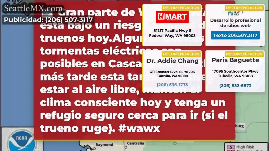 Gran parte de Western WA está bajo un riesgo