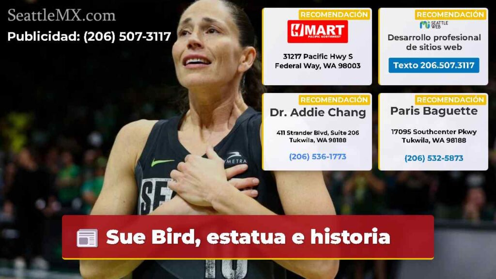 Sue Bird, estatua e historia
