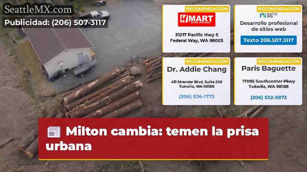 Milton cambia: temen la prisa urbana