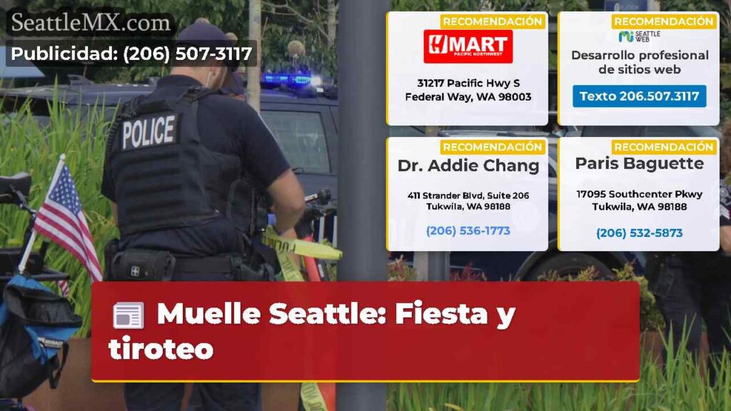 Muelle Seattle: Fiesta y tiroteo