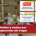 Multas y costos por campamento sin hogar