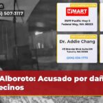 Alboroto Acusado por daños a vecinos
