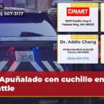 Apuñalado con cuchillo en Seattle
