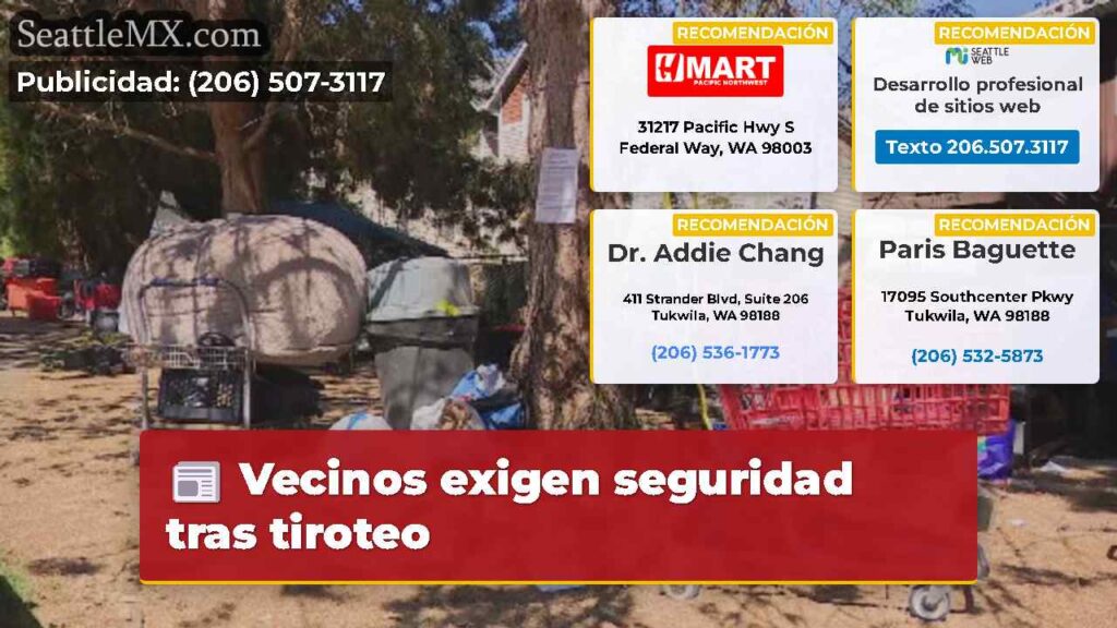 Vecinos exigen seguridad tras tiroteo