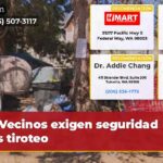 Vecinos exigen seguridad tras tiroteo