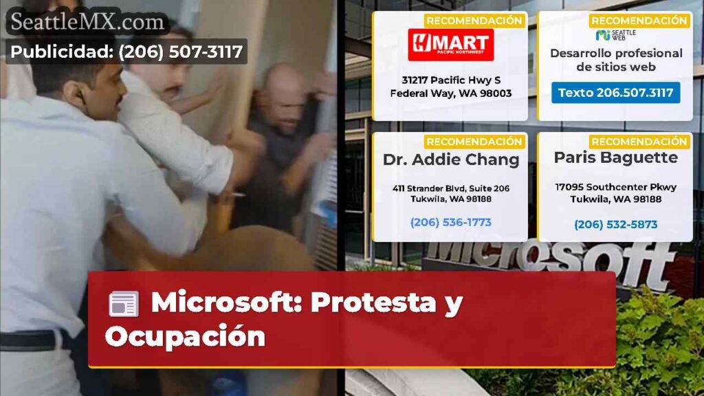 Microsoft: Protesta y Ocupación