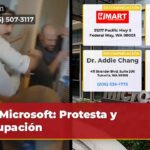 Microsoft Protesta y Ocupación