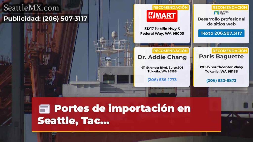 Portes de importación en Seattle, Tac...
