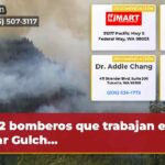 2 bomberos que trabajan en Bear Gulch…