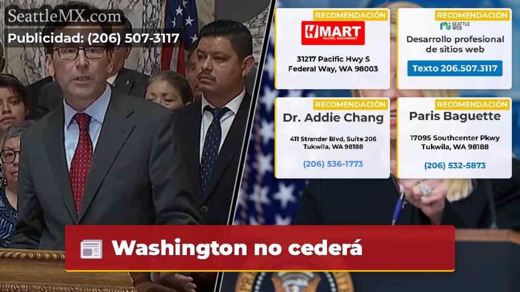 Washington no cederá