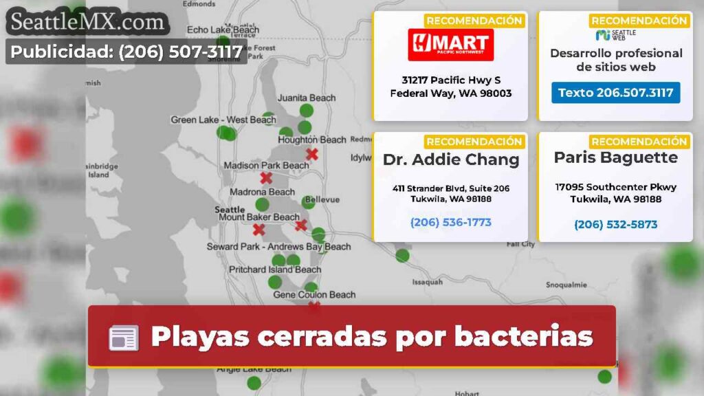 Playas cerradas por bacterias