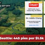 Seattle 445 pies por $1.5k