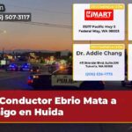 Conductor Ebrio Mata a Amigo en Huida