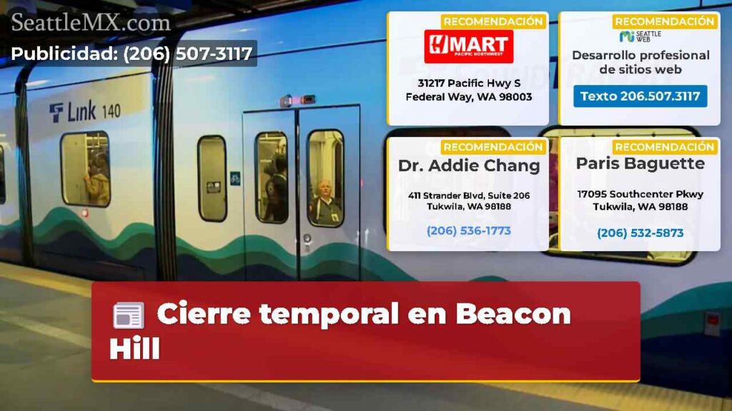Cierre temporal en Beacon Hill