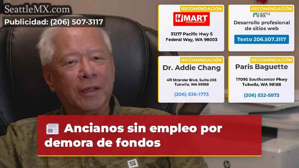 Ancianos sin empleo por demora de fondos
