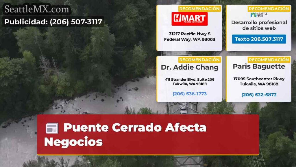 Puente Cerrado Afecta Negocios