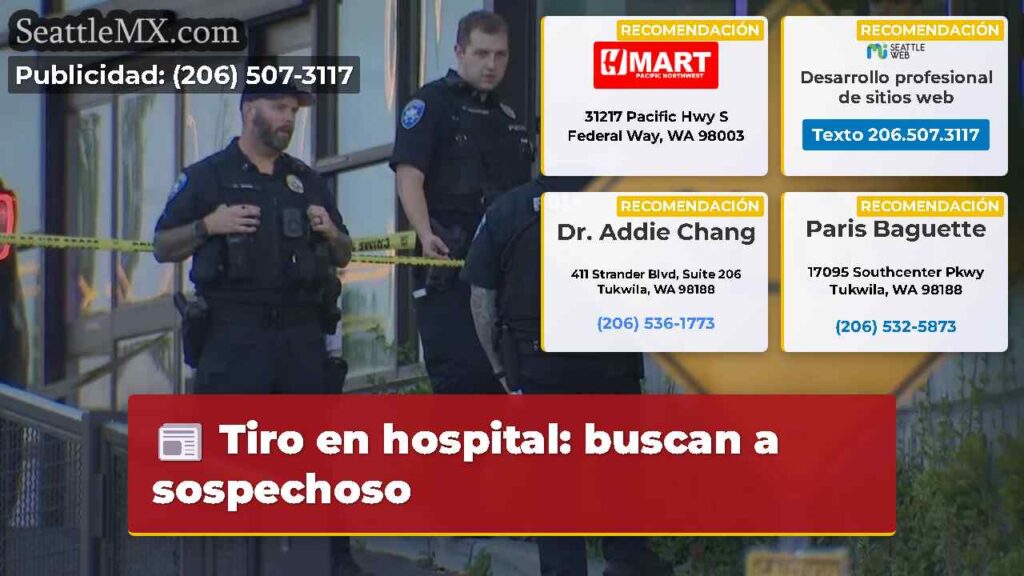 Tiro en hospital: buscan a sospechoso