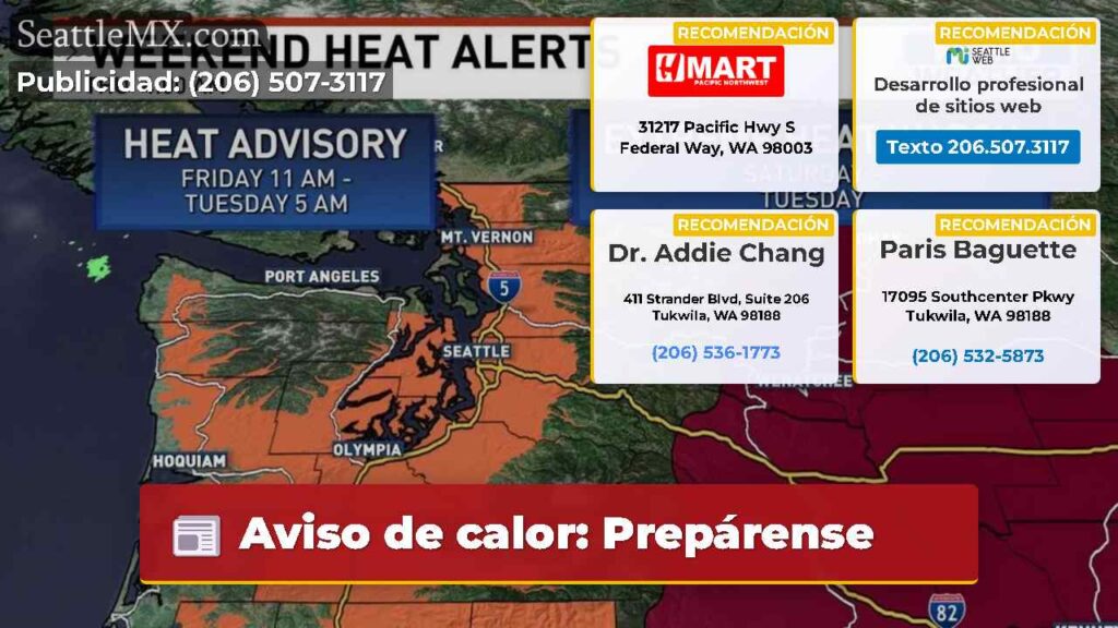 Aviso de calor: Prepárense