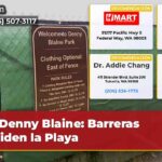 Denny Blaine Barreras Dividen la Playa