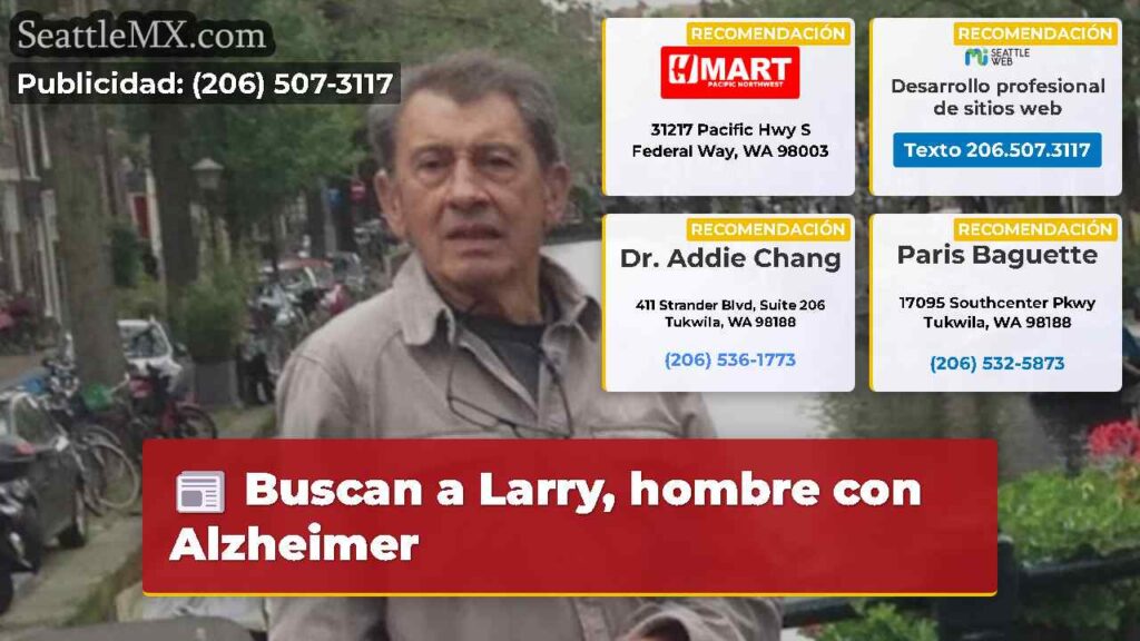 Buscan a Larry, hombre con Alzheimer