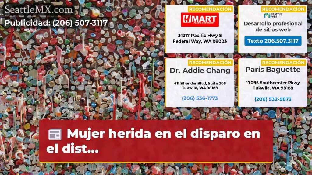Mujer herida en el disparo en el dist...