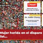 Mujer herida en el disparo en el dist…