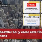 Seattle Sol y calor este fin de semana