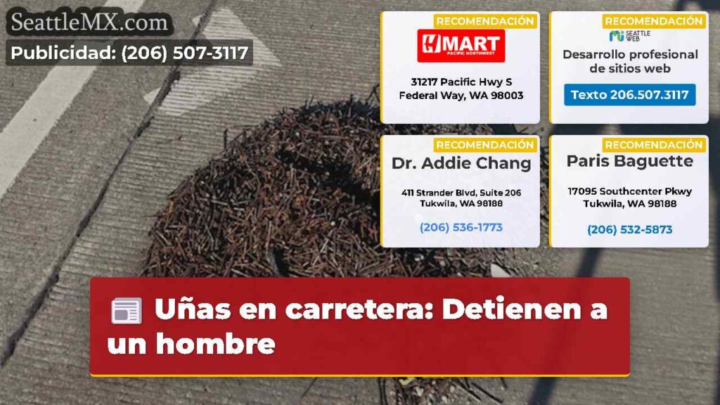 Uñas en carretera: Detienen a un hombre