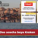 Oso acecha boya Kraken