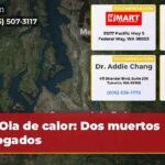 Ola de calor Dos muertos ahogados