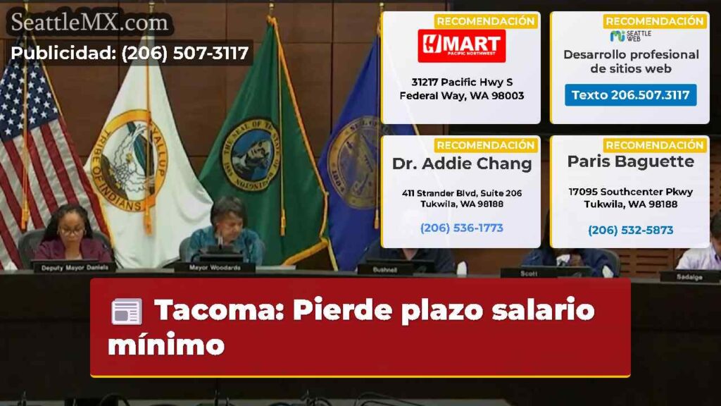 Tacoma: Pierde plazo salario mínimo