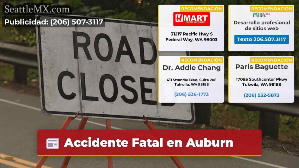 Accidente Fatal en Auburn