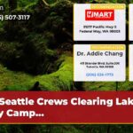 Seattle Crews Clearing Lake City Camp…