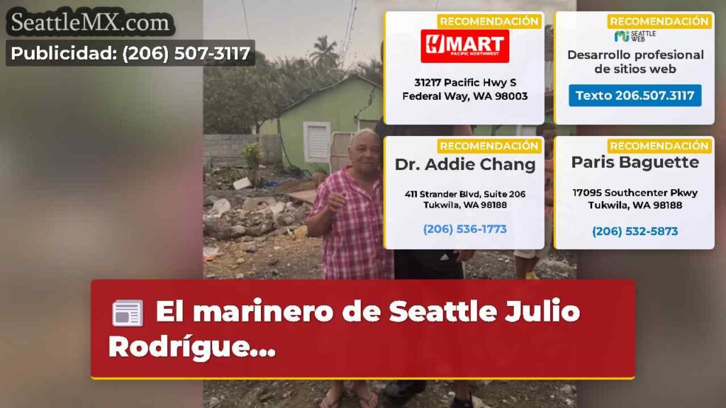 El marinero de Seattle Julio Rodrígue...
