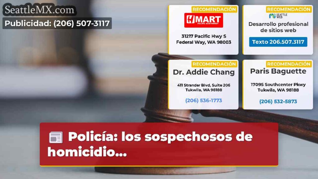 Policía: los sospechosos de homicidio...