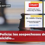 Policía los sospechosos de homicidio…