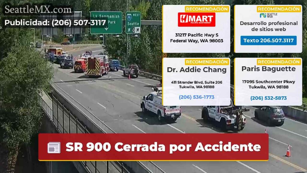 SR 900 Cerrada por Accidente