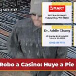 Robo a Casino Huye a Pie