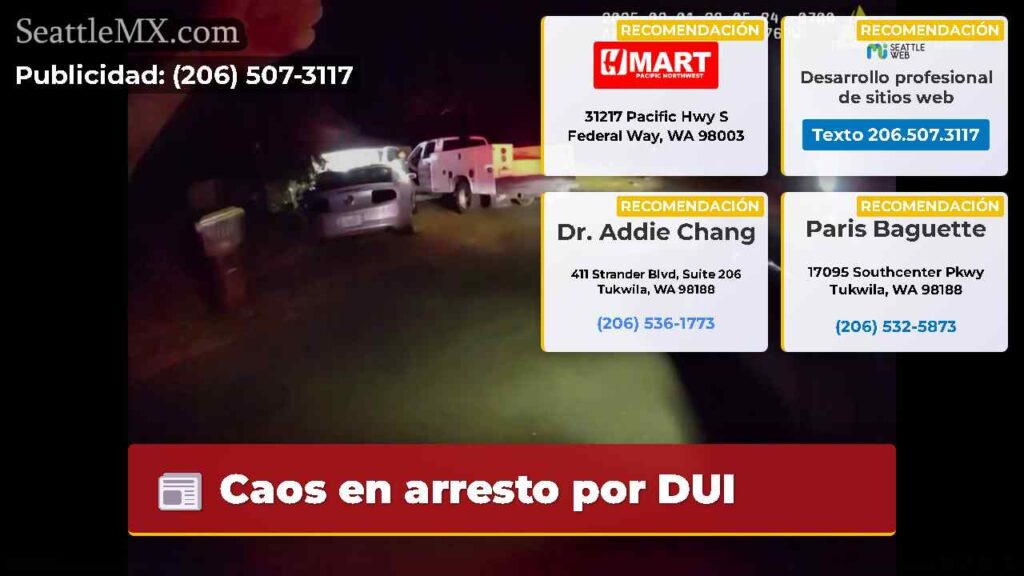 Caos en arresto por DUI