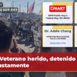 Veterano herido detenido injustamente