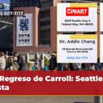 Regreso de Carroll Seattle en fiesta