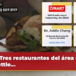 Tres restaurantes del área de Seattle…