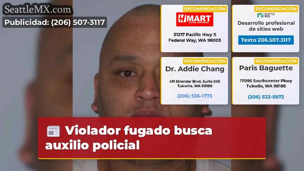 Violador fugado busca auxilio policial