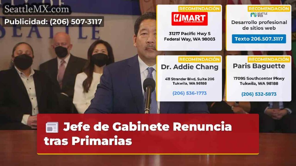 Jefe de Gabinete Renuncia tras Primarias